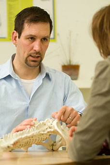 Osteopathie Fasziendistorsionsmodell Vorgespräch